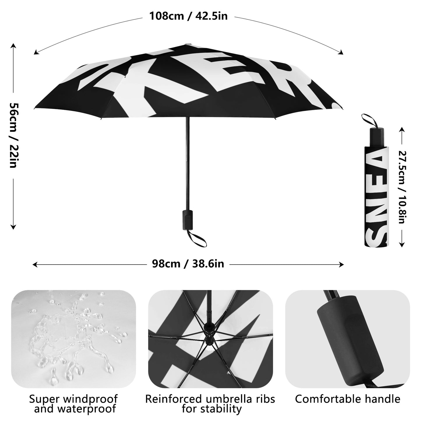 Lightweight Folding Umbrella