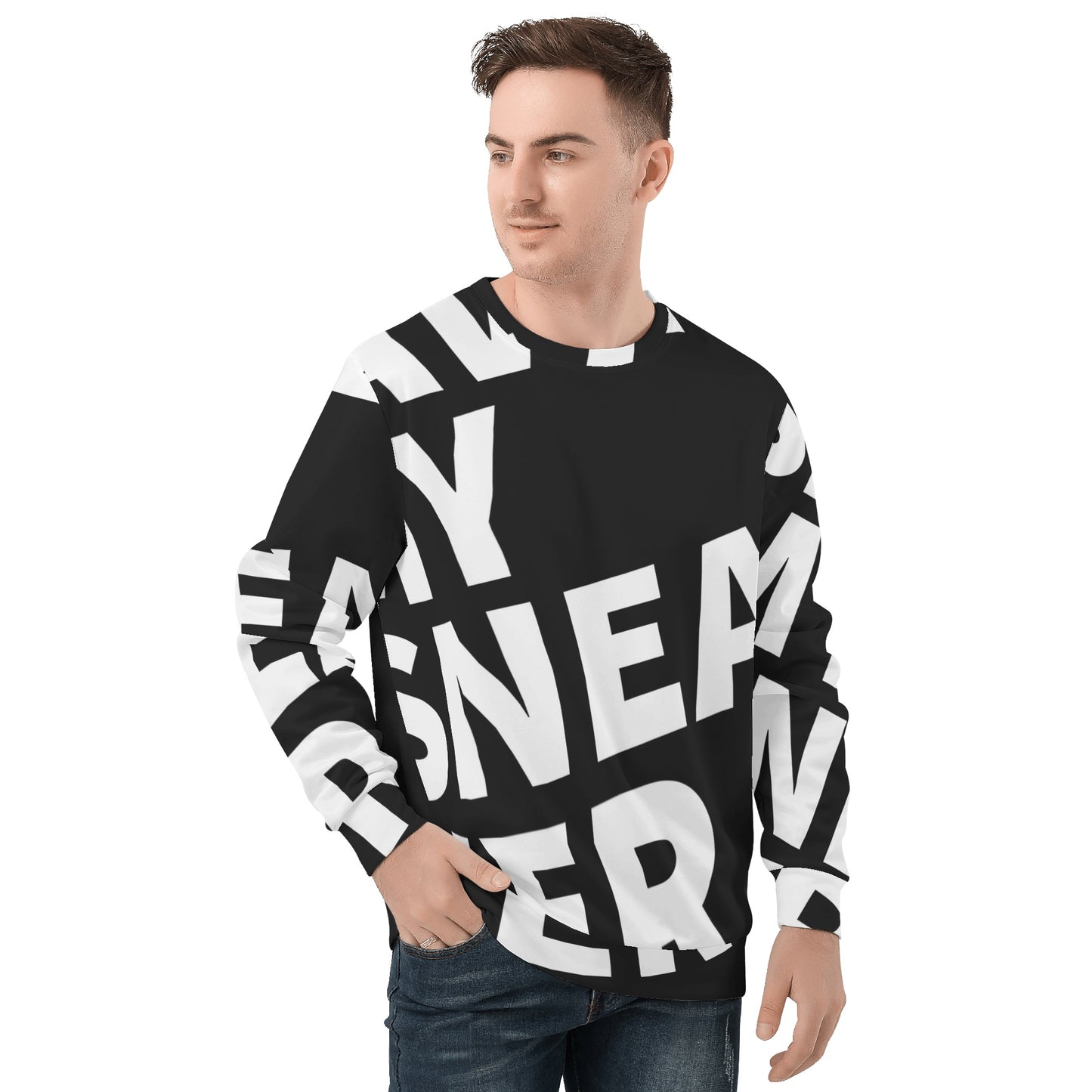 Men's All Over Print Sweater
